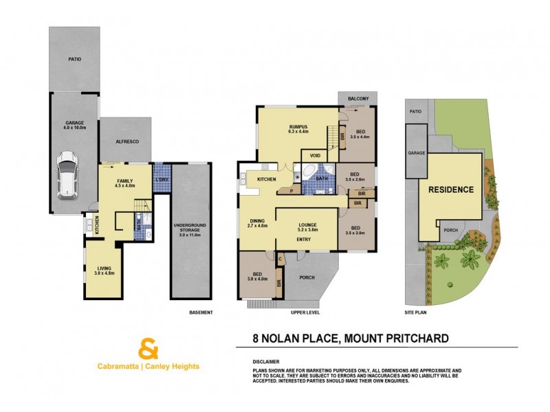 8 NOLAN PLACE, Mount Pritchard NSW 2170 Floorplan