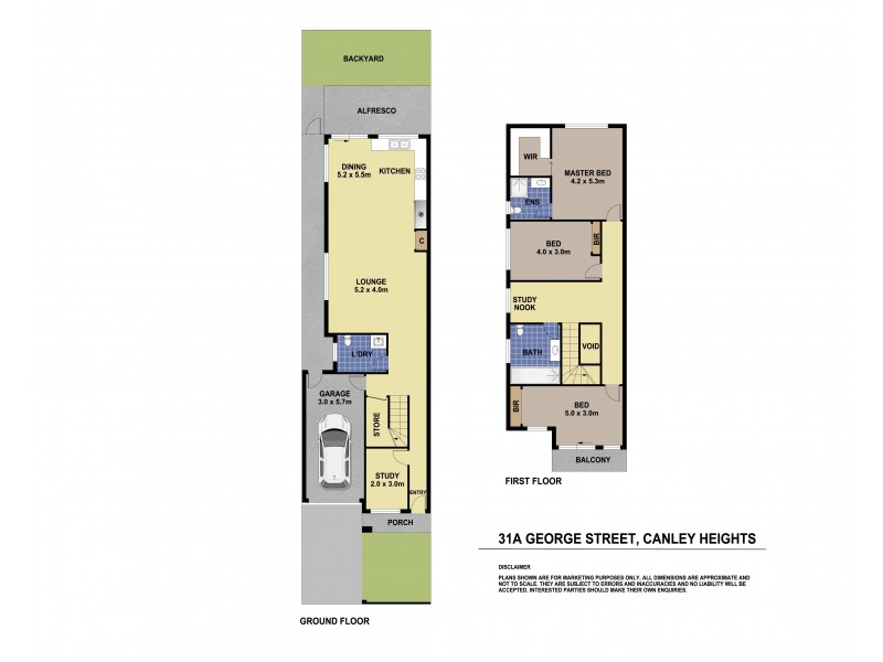 31A GEORGE STREET, Canley Heights NSW 2166 Floorplan