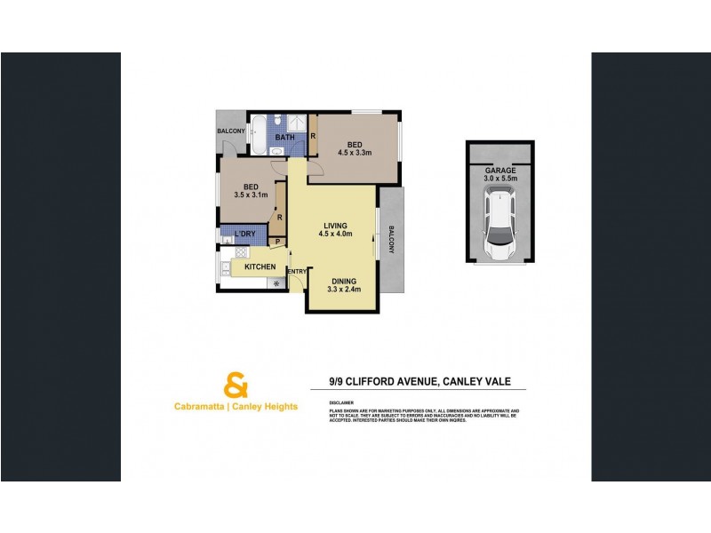 9/9 CLIFFORD AVENUE, Canley Vale NSW 2166