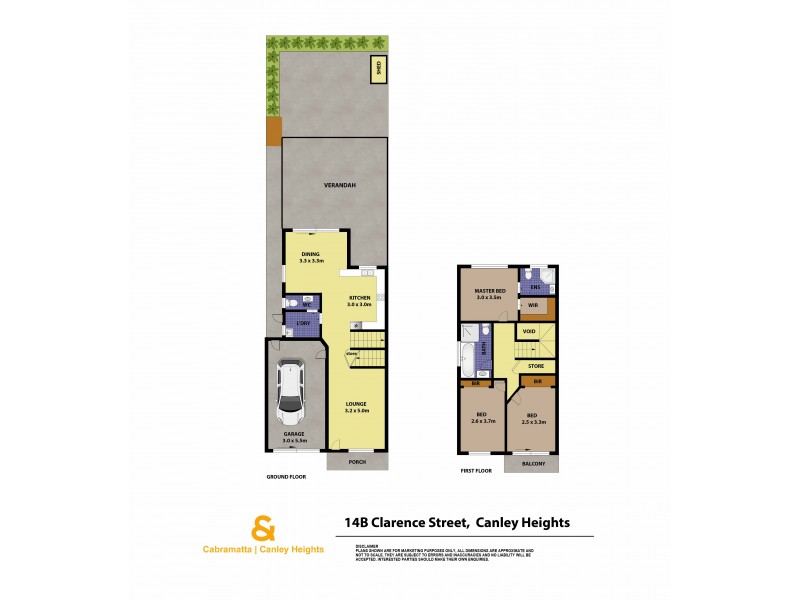 14B CLARENCE STREET, Canley Heights NSW 2166 Floorplan