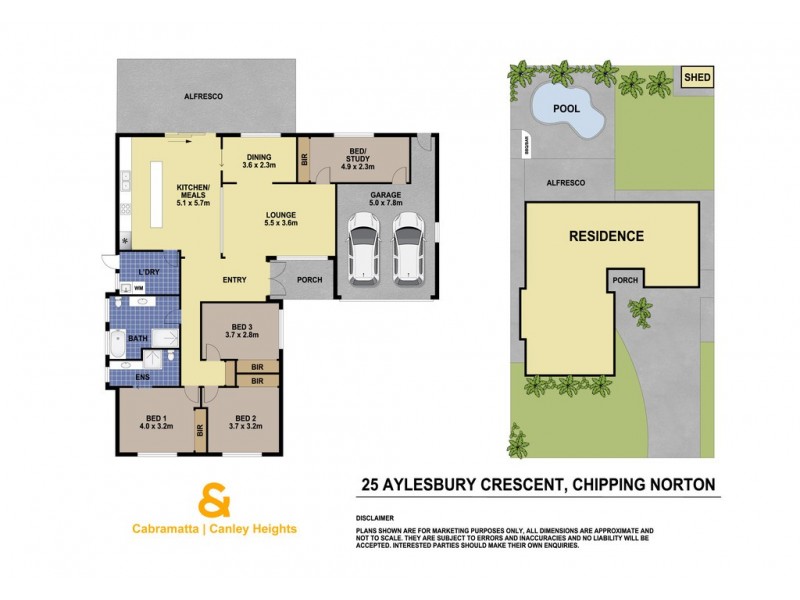 25 AYLESBURY CRESCENT, Chipping Norton NSW 2170 Floorplan