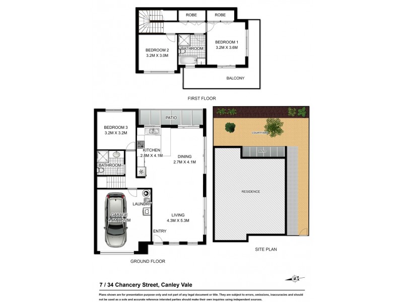 7/34 CHANCERY STREET, Canley Vale NSW 2166 Floorplan