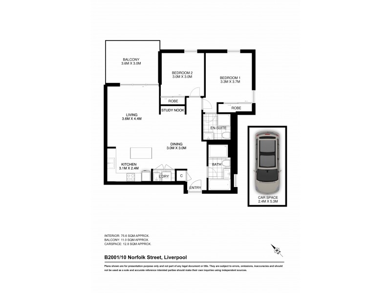 B2001/10 Norfolk Street, Liverpool NSW 2170 Floorplan