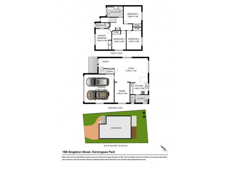 16B SINGLETON STREET, Horningsea Park NSW 2171 Floorplan
