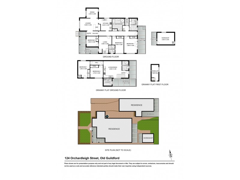 124 ORCHARDLEIGH STREET, Old Guildford NSW 2161 Floorplan