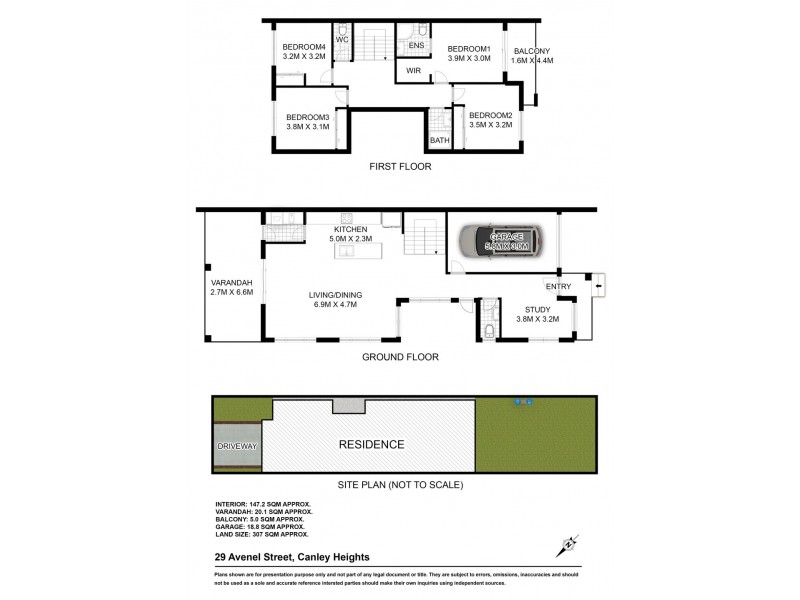 29 and 29A AVENEL STREET, Canley Vale NSW 2166 Floorplan
