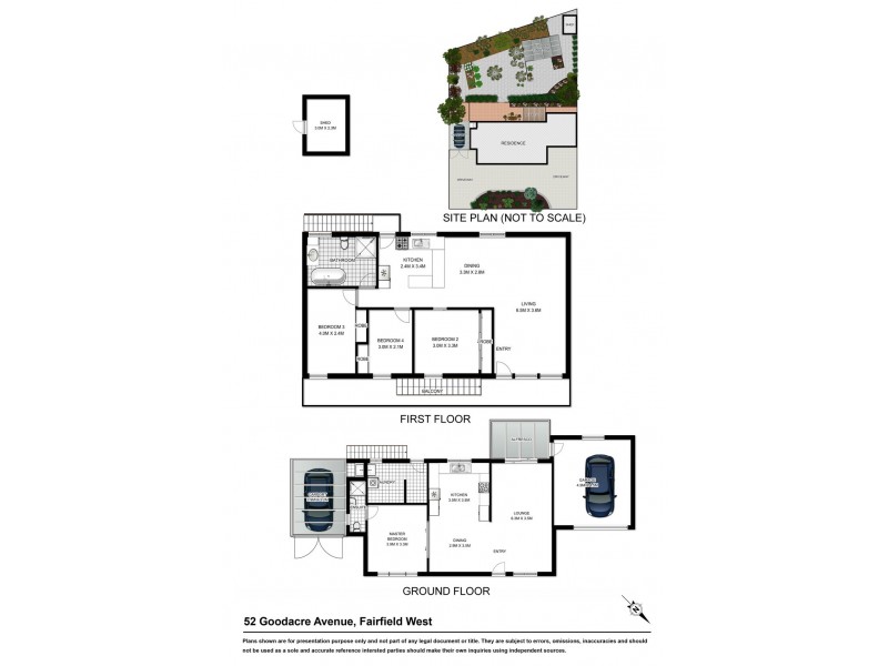 52 Goodacre Ave, Fairfield West NSW 2165 Floorplan