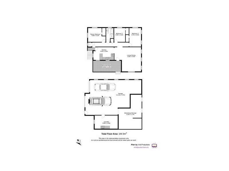 72 Outlook Crescent, Bardon QLD 4065 Floorplan