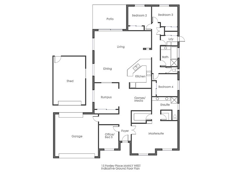 15 Farsley Pl, Manly West QLD 4179 Floorplan