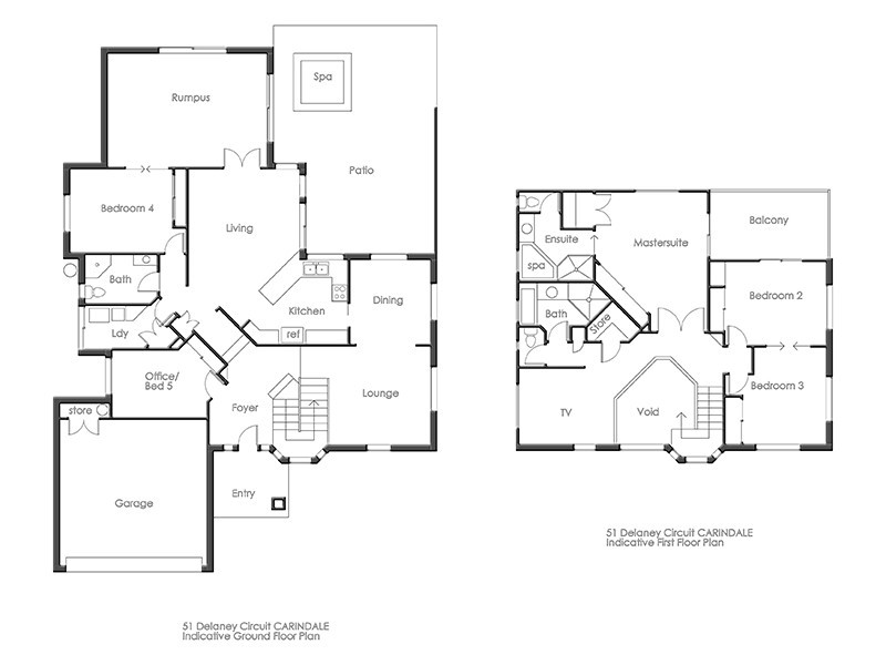 51 Delaney Cct, Carindale QLD 4152 Floorplan