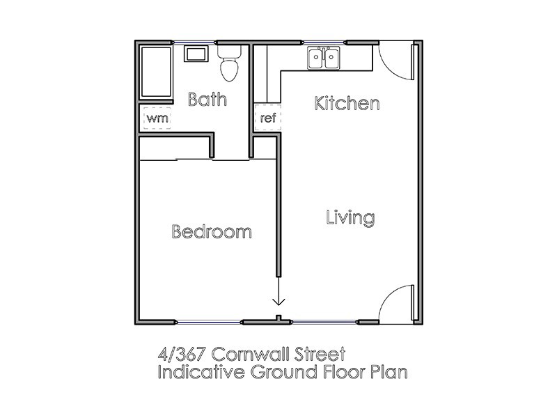 4/367 Cornwall St, Greenslopes QLD 4120 Floorplan