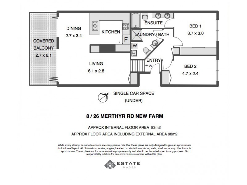 8/26 MERTHYR ROAD, New Farm QLD 4005