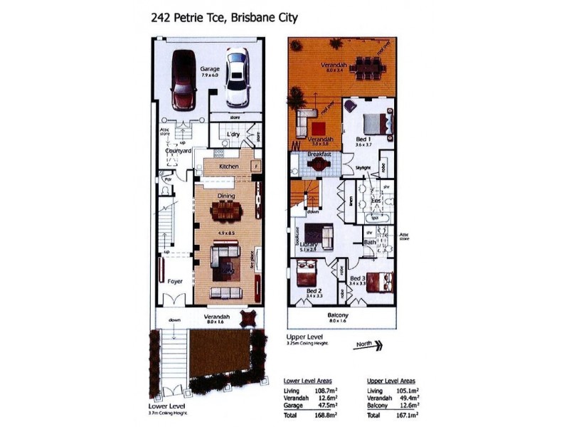 242 Petrie Terrace, Petrie Terrace QLD 4000 Floorplan