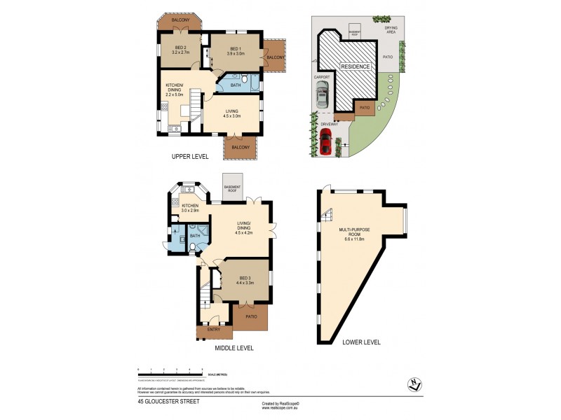 45 Gloucester Street, Spring Hill QLD 4000 Floorplan