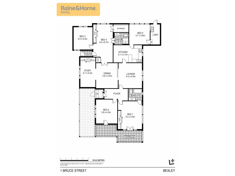 1 Bruce Street, Bexley NSW 2207 Floorplan