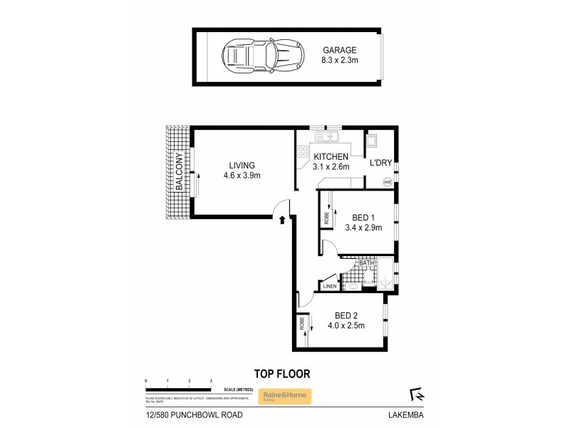 12/580 Punchbowl Road, Lakemba NSW 2195 Floorplan