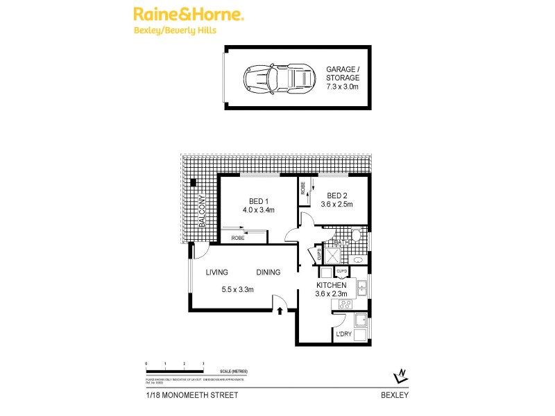 1/18 Monomeeth Street, Bexley NSW 2207 Floorplan