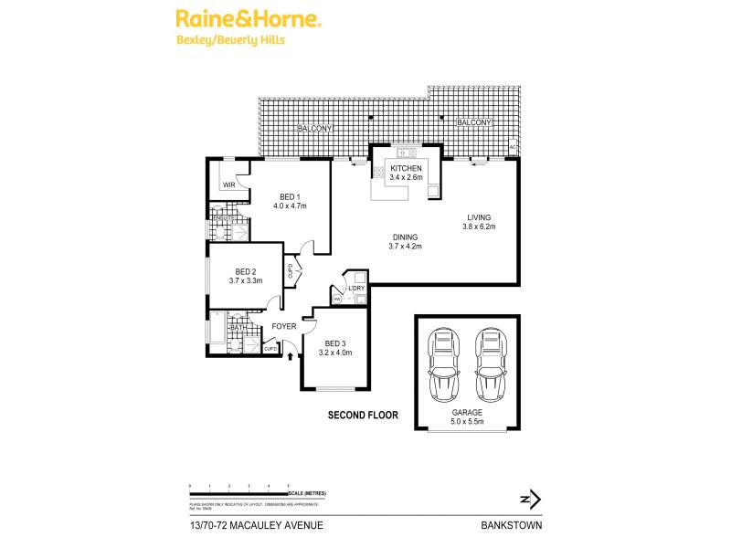 13/70-72 Macauley Avenue, Bankstown NSW 2200 Floorplan