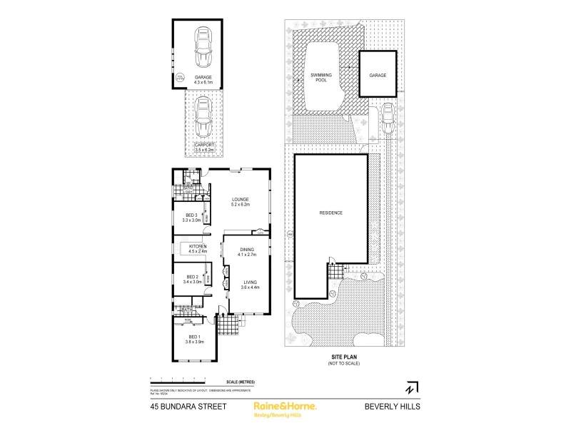 45 Bundara Street, Beverly Hills NSW 2209 Floorplan
