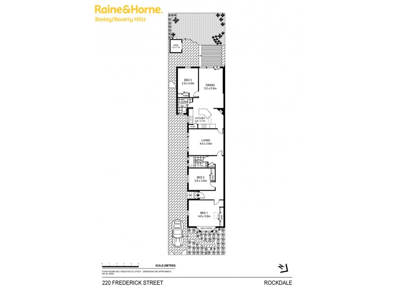 220 Frederick Street, Rockdale NSW 2216 Floorplan