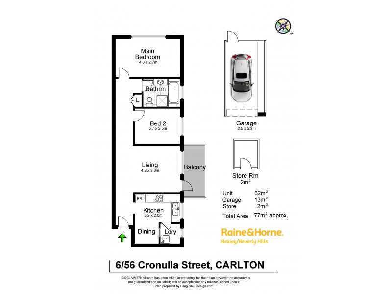 6/56 Cronulla Street, Carlton NSW 2218 Floorplan