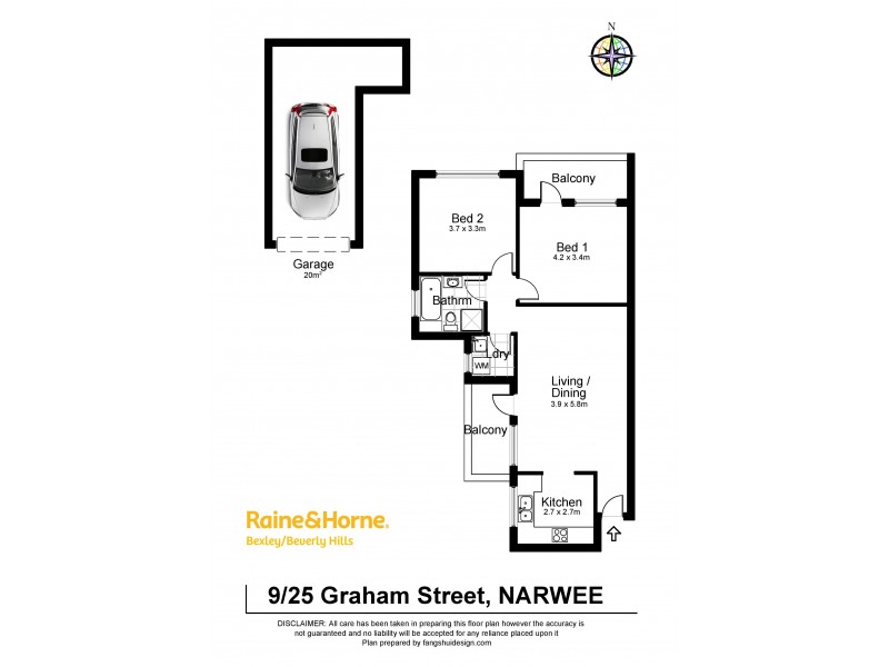 9/25 Graham Road, Narwee NSW 2209 Floorplan