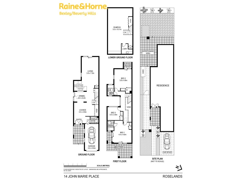 14 John Marie Place, Roselands NSW 2196 Floorplan