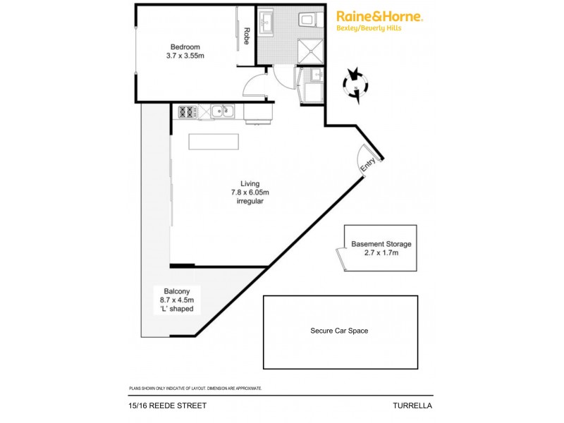 15/16 Reede Street, Turrella NSW 2205 Floorplan