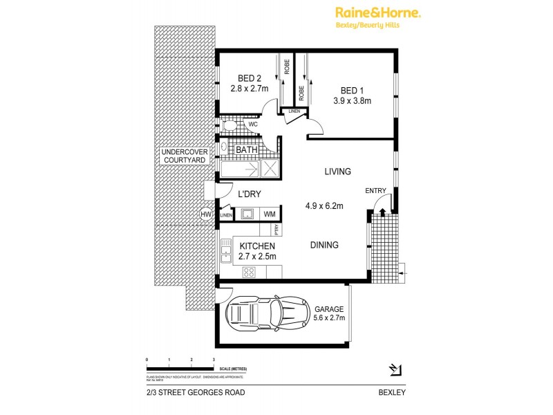 2/3 St Georges Road, Bexley NSW 2207 Floorplan