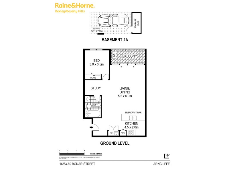 16/63-69 Bonar Street, Arncliffe NSW 2205 Floorplan