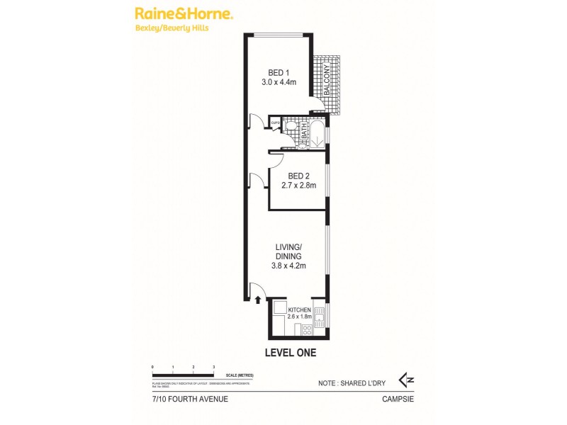 7/10 Fourth Avenue, Campsie NSW 2194 Floorplan