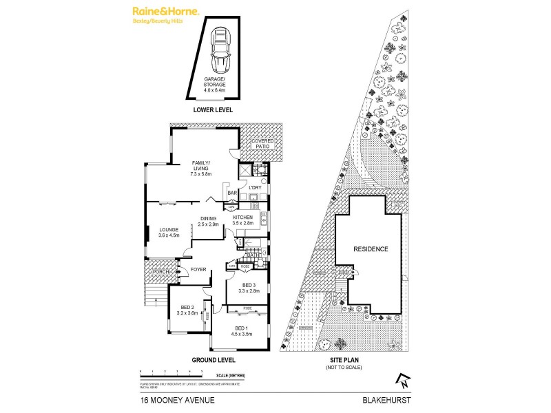 16 Mooney Avenue, Blakehurst NSW 2221 Floorplan