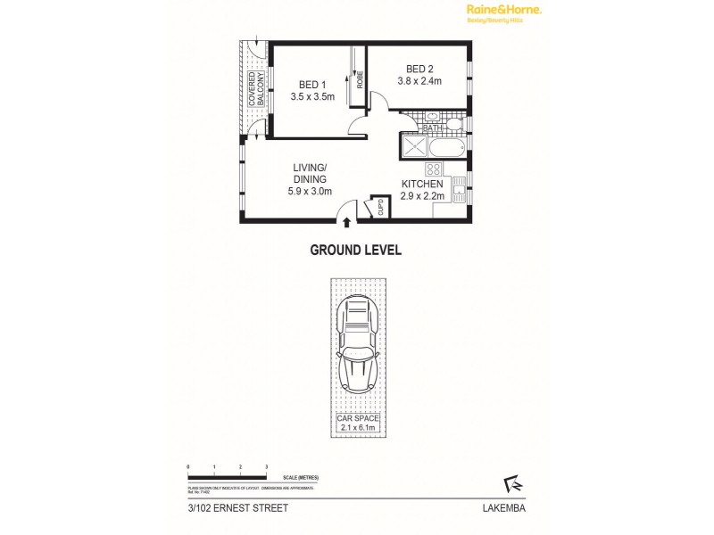 3/102 Ernest Street, Lakemba NSW 2195 Floorplan