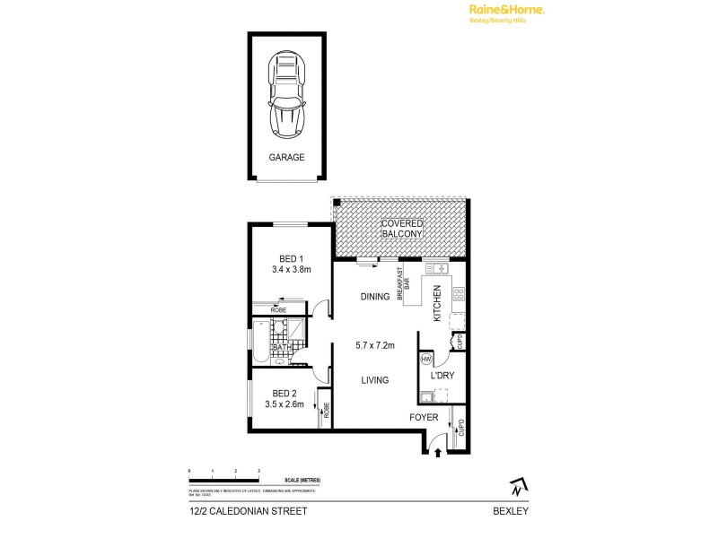 12/2 Caledonian Street, Bexley NSW 2207 Floorplan