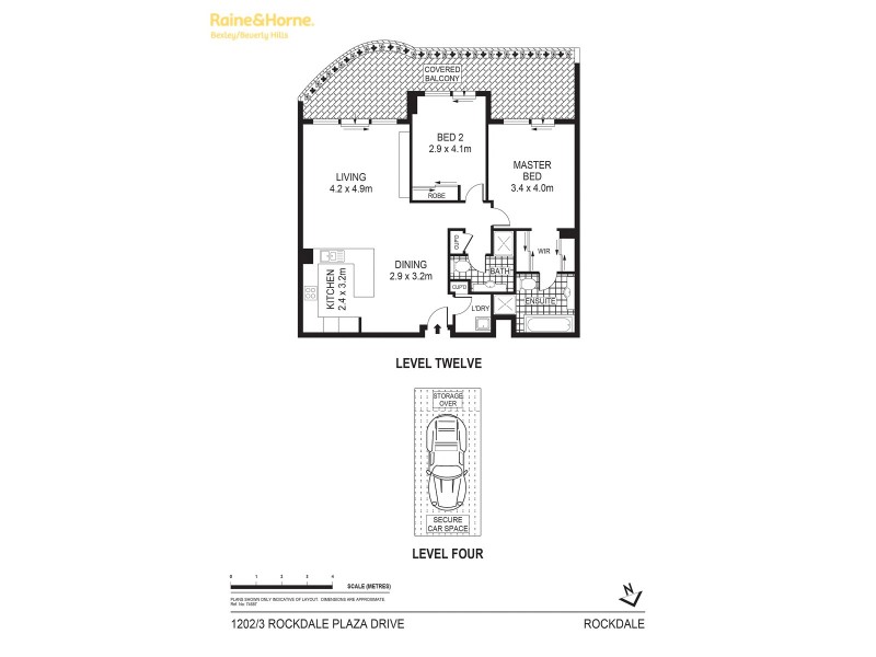 1202/3 Rockdale Plaza Drive, Rockdale NSW 2216 Floorplan