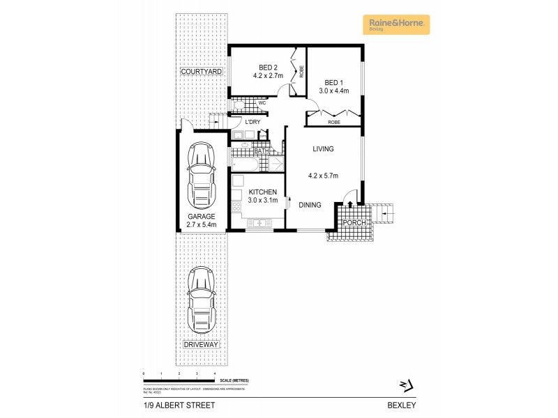 1/9 Albert Street, Bexley NSW 2207 Floorplan