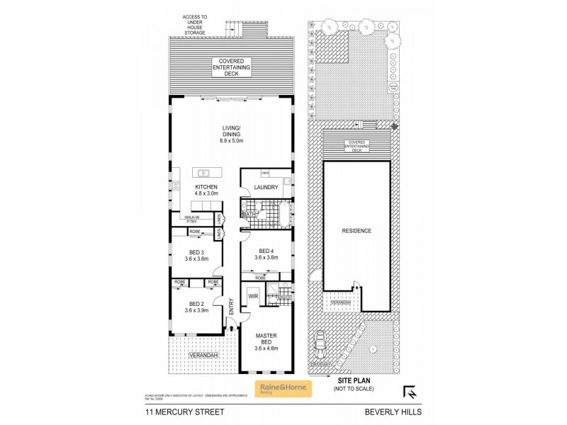 11 Mercury Street, Beverly Hills NSW 2209 Floorplan