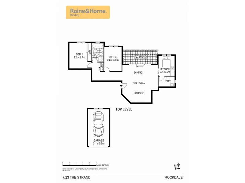 7/23 The Strand, Rockdale NSW 2216 Floorplan