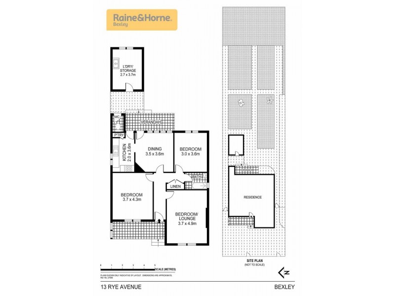 13 Rye Avenue, Bexley NSW 2207 Floorplan