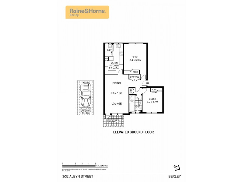 3/32 Albyn Street, Bexley NSW 2207 Floorplan