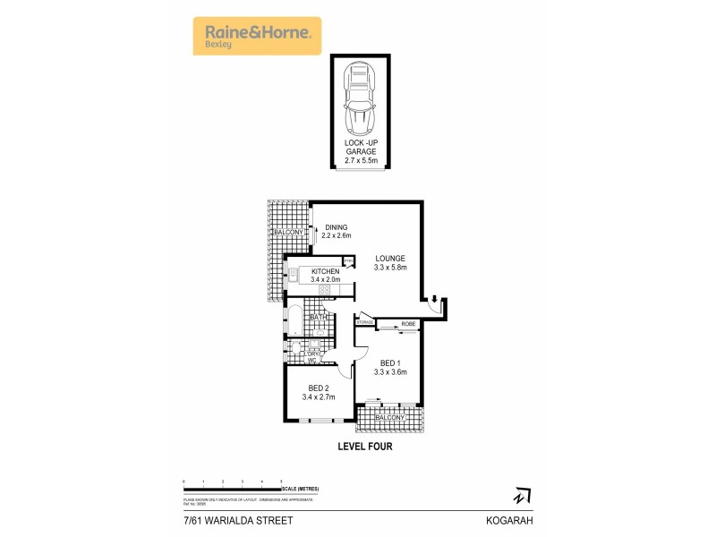 7/61-65 Warialda Street, Kogarah NSW 2217 Floorplan