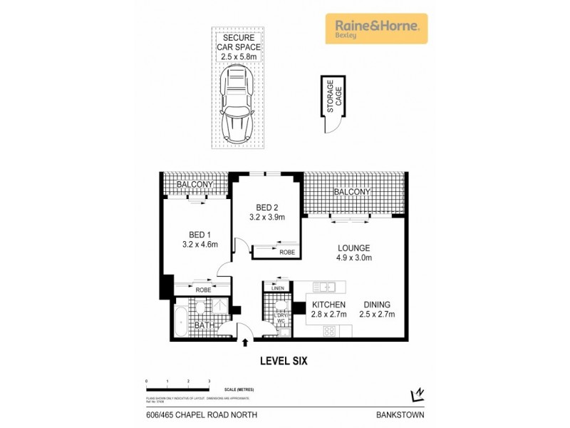 606/465 Chapel Road North, Bankstown NSW 2200 Floorplan
