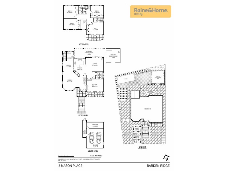 3 Mason Place, Barden Ridge NSW 2234 Floorplan