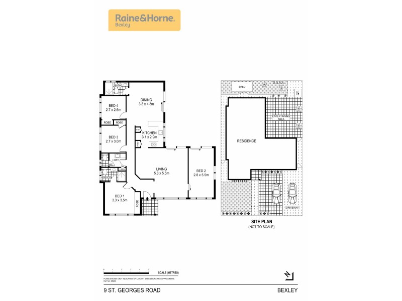 9 St Georges Road, Bexley NSW 2207 Floorplan