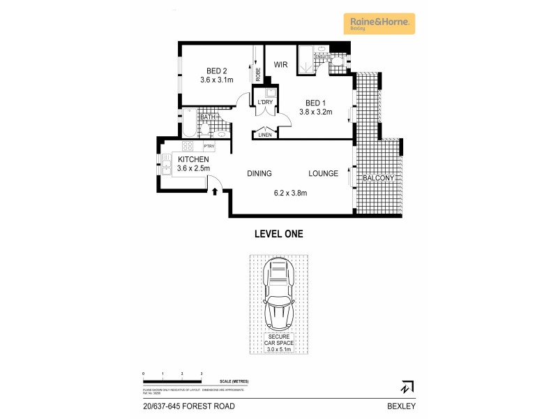 20/637 Forest Road, Bexley NSW 2207 Floorplan