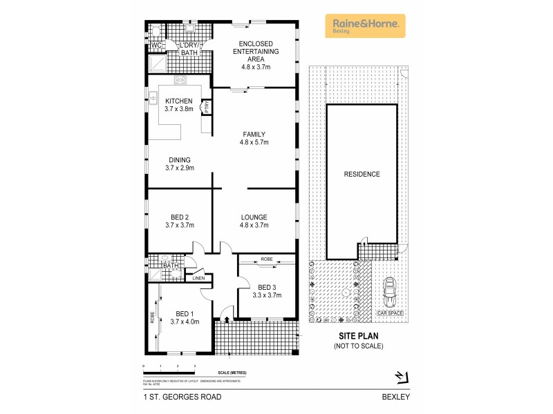 1 St Georges Road, Bexley NSW 2207 Floorplan