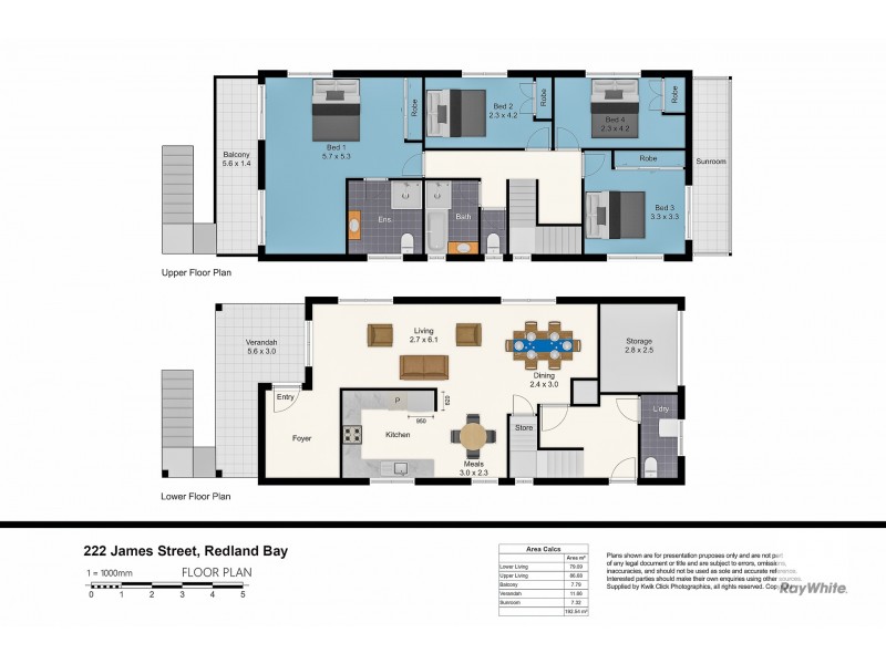 222 James Street, Redland Bay QLD 4165 Floorplan