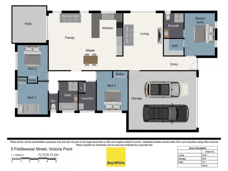 5 Fiddlewood Street, Victoria Point QLD 4165 Floorplan