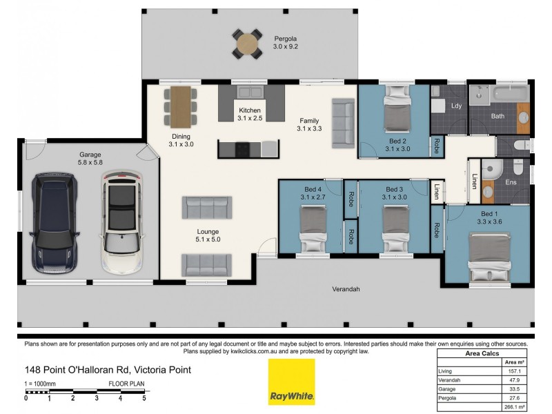148 Point O’Halloran Road, Victoria Point QLD 4165 Floorplan