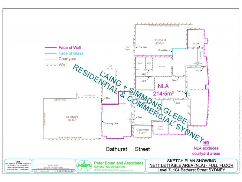 LEVEL 7/104 Bathurst Street, Sydney NSW 2000 Floorplan